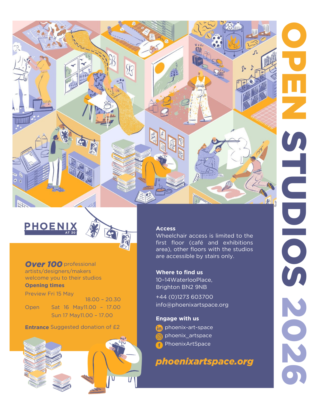 Artists’ Open Studios at Phoenix Art Space - May 2026