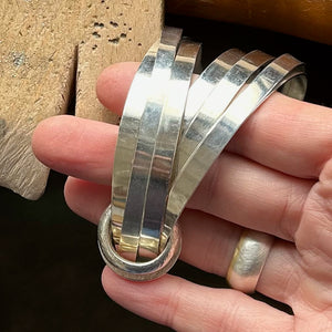 Signature Silver Bangle