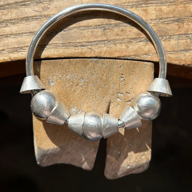 Large Cone & Sphere Bangle NYC