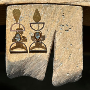 Totem Asymmetric Earrings NYC