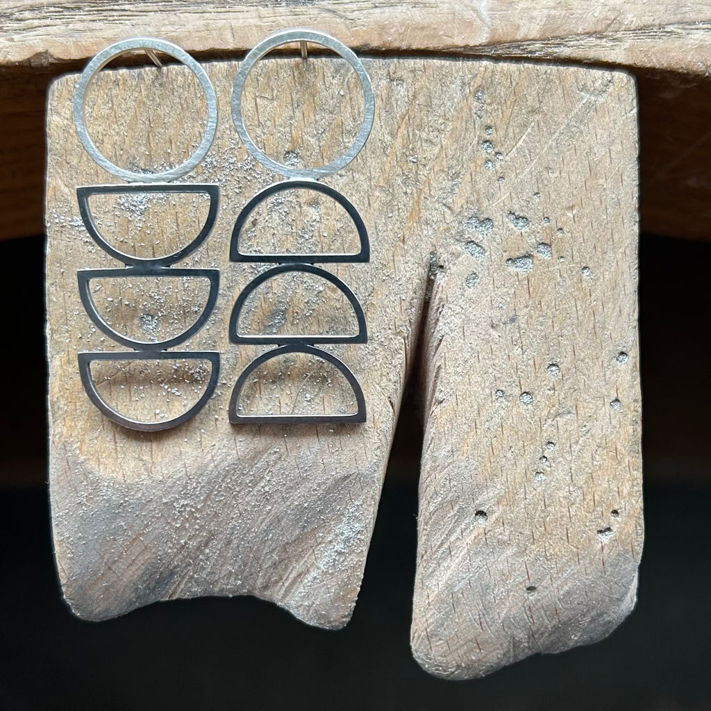 Calyx Quadruple Asymmetric Earrings