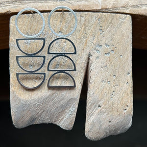 Calyx Quadruple Asymmetric Earrings