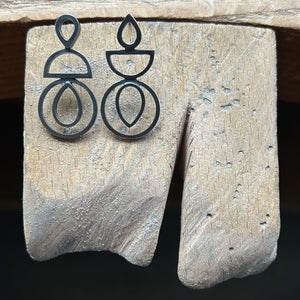 Totem Asymmetric Earrings