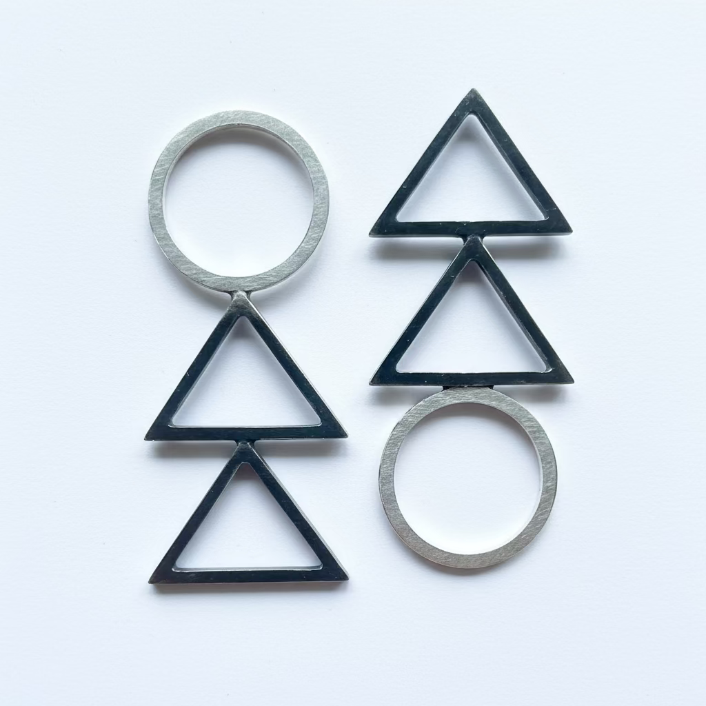 Totem Asymmetric Earrings