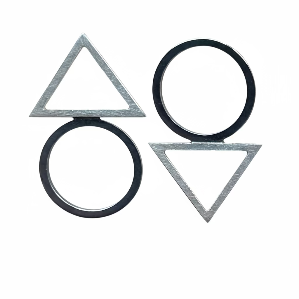 Totem Asymmetric Earrings