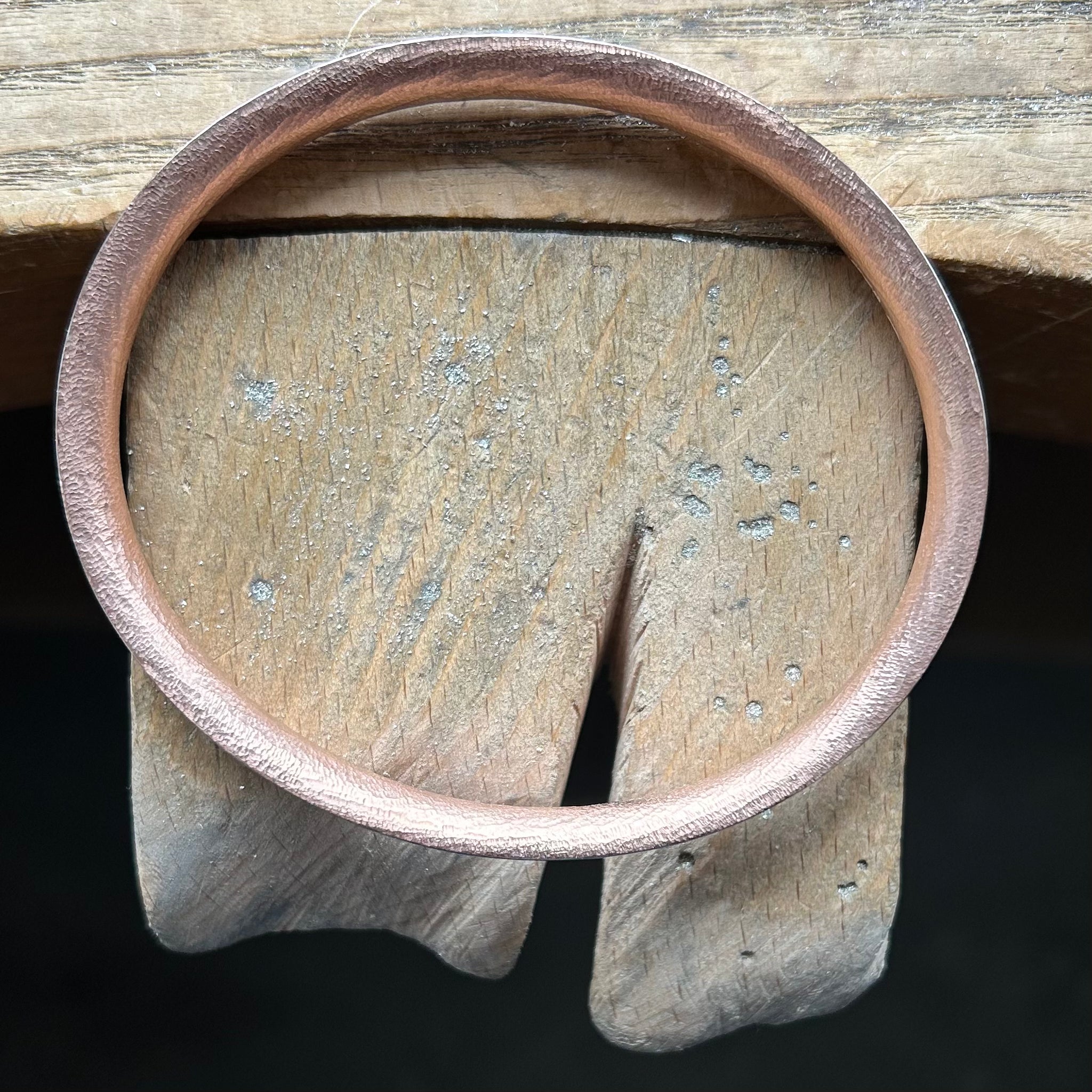 Signature Single Bangle, Rose Gold