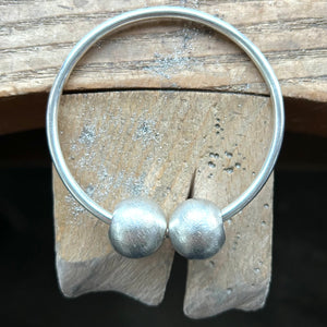 Round Double Bead Bangle