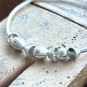 Cone & Bead Element Bangle