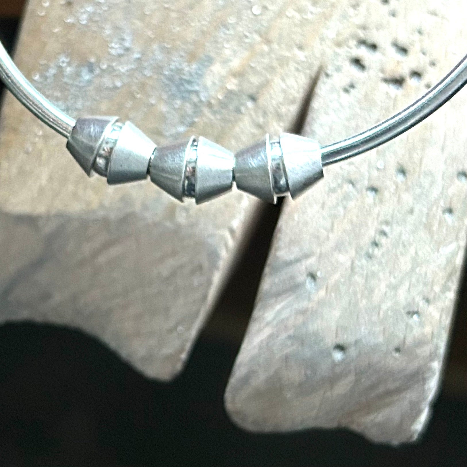 Cone & Bead Element Bangle