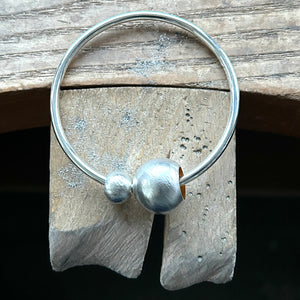 Round Double Bead Bangle