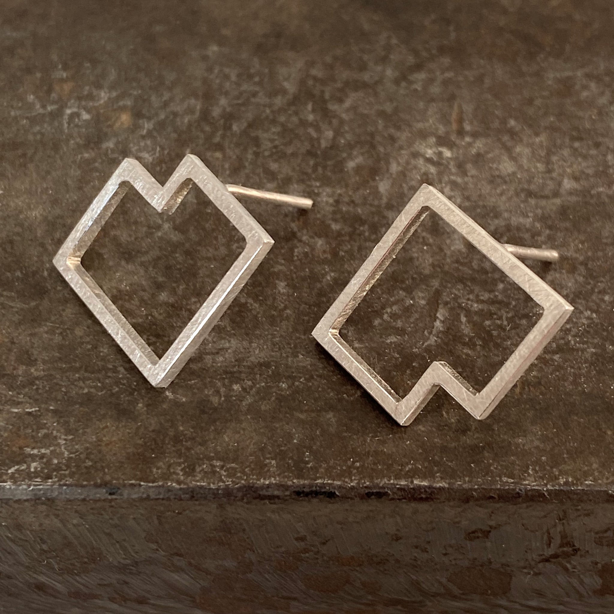 Square Edit Earrings Slice