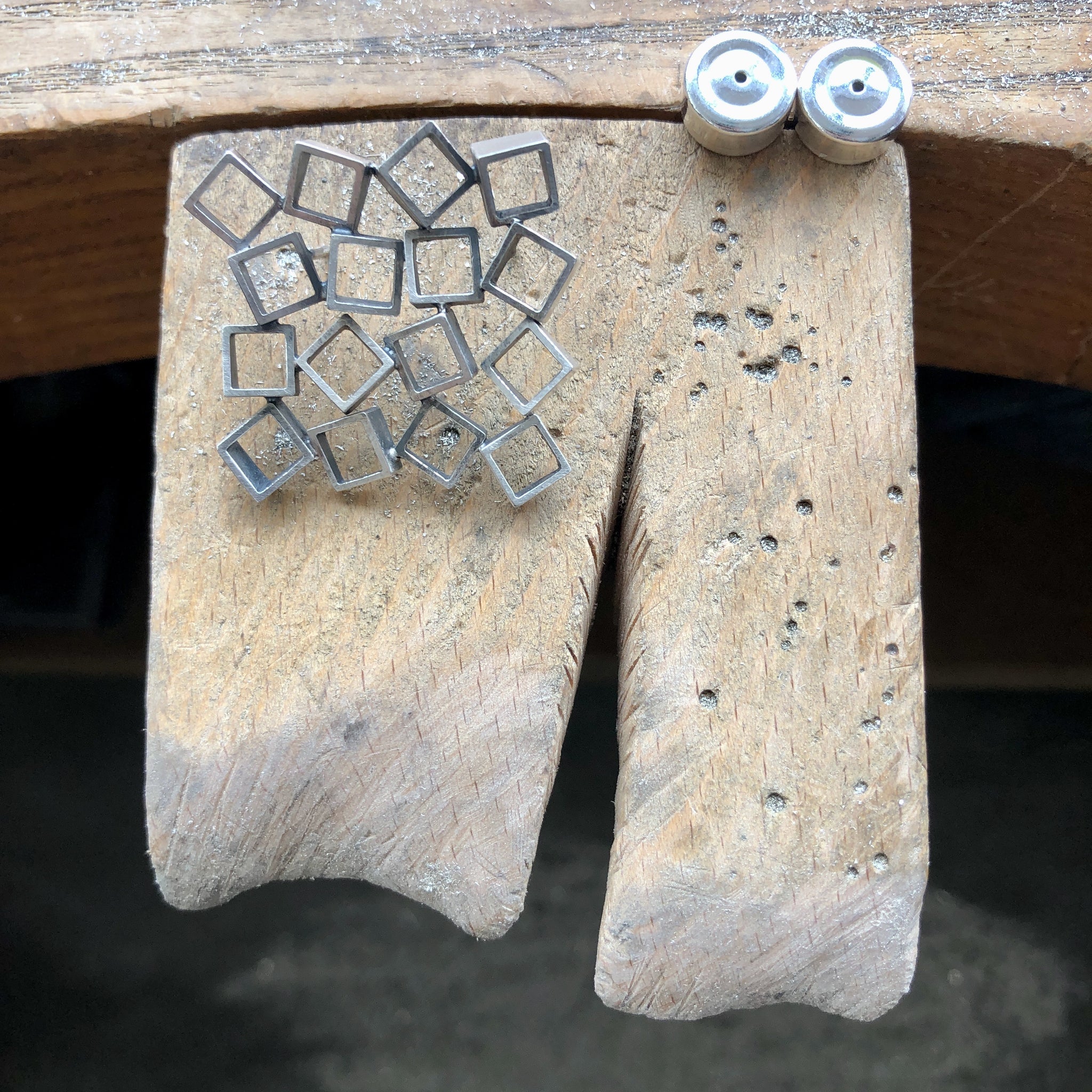 New Town Silver Brooch