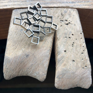 New Town Silver Brooch
