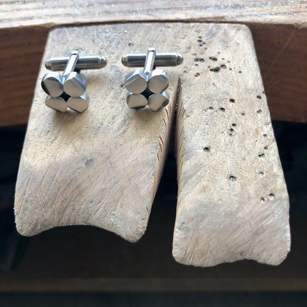 Brutalist cufflinks