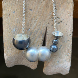 Silver Handmade Beaded Necklace