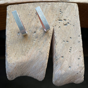 Pear Earrings, with rose gold vermeil