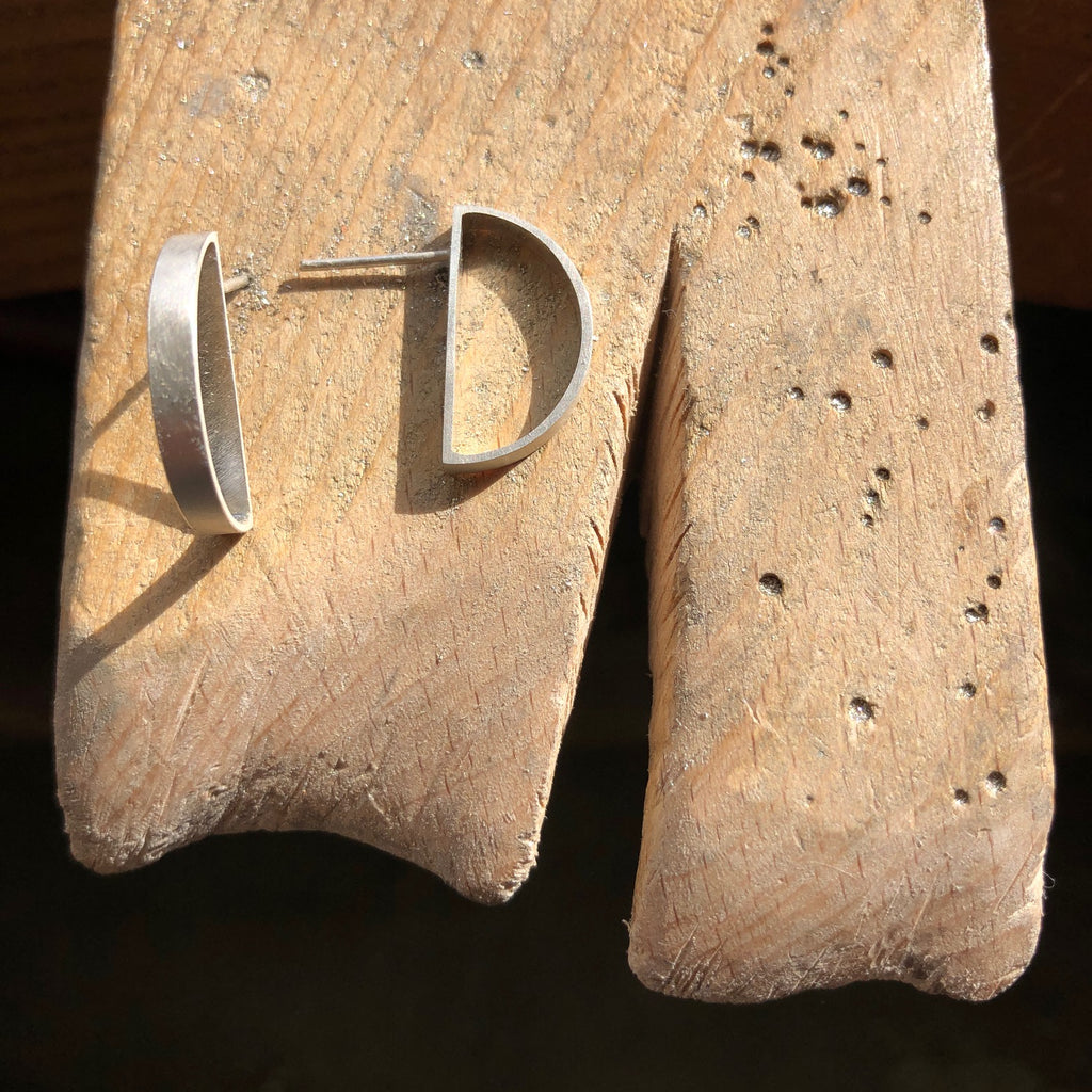 Long Slim D Earrings