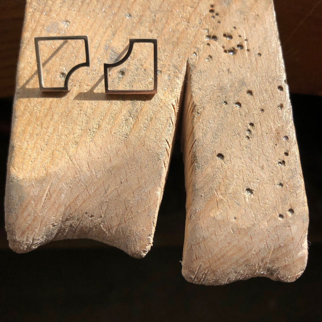 Square Circle Edit Earrings